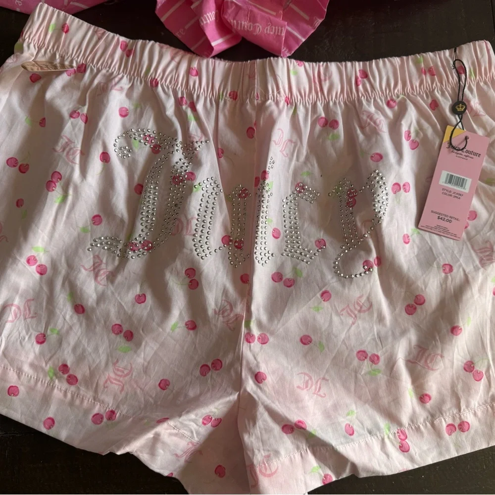 NWT(2)Juicy Couture Women’s boxers . One has JUICY print back - Picture 2 of 7